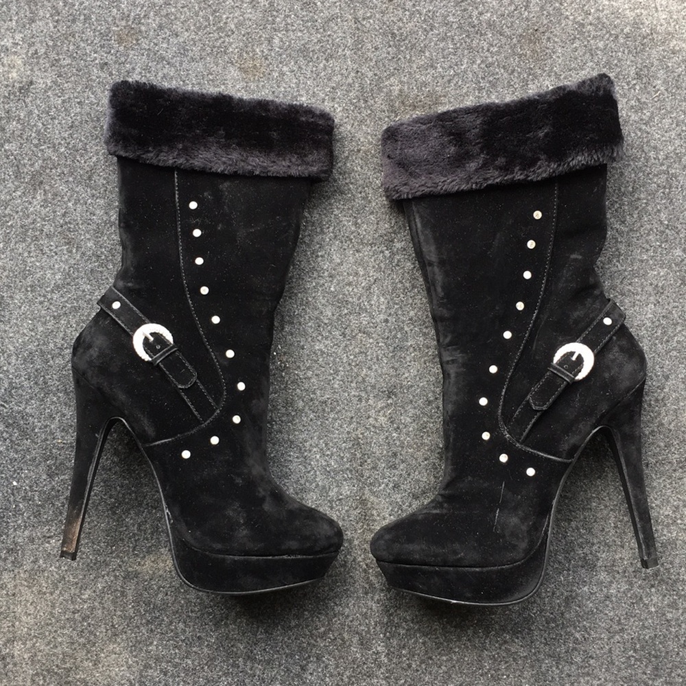 Ladies ankle boots black size 8